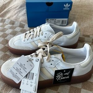 Brand new adidas samba with platform